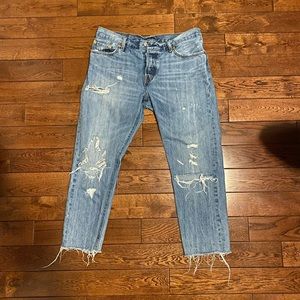 Levi’s 501 Distressed Jeans